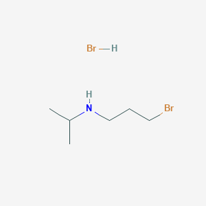 molecular formula C6H15Br2N B3274035 1-Propanamine, 3-bromo-N-(1-methylethyl)-, hydrobromide (1:1) CAS No. 60035-89-4