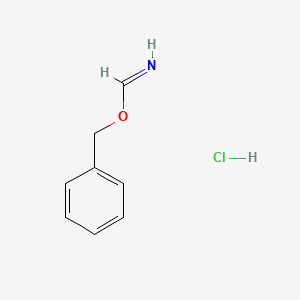 molecular formula C8H10ClNO B3274057 苄基甲亚氨酸盐酸盐 CAS No. 60099-09-4