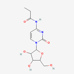 molecular formula C12H17N3O6 B3274058 N4-Propanoylcytidine CAS No. 60107-04-2