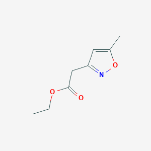 molecular formula C8H11NO3 B3274071 (5-Methyl-isoxazol-3-yl)-acetic acid ethyl ester CAS No. 60148-50-7