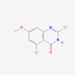 molecular formula C9H6Cl2N2O2 B3274091 2,5-dichloro-7-methoxyquinazolin-4(3H)-one CAS No. 601516-86-3