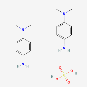 molecular formula C16H26N4O4S B3274117 N,N-Dimethyl-p-phenylenediamine hemisulfate CAS No. 60160-75-0