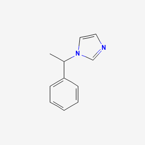 molecular formula C11H12N2 B3274147 1-(1-Phenylethyl)-1h-imidazole CAS No. 60197-34-4