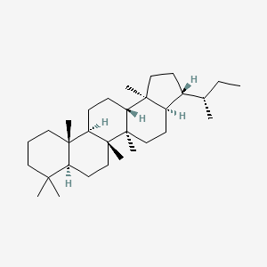 molecular formula C31H54 B3274214 17alpha(H),21beta(H)-(22S)-HOMOHOPANE CAS No. 60305-23-9