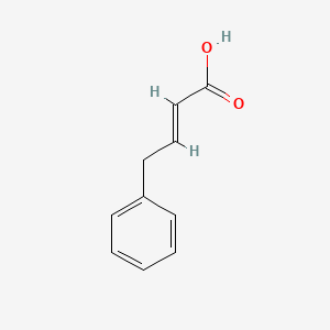 molecular formula C10H10O2 B3274258 4-苯基-丁-2-烯酸 CAS No. 60341-39-1