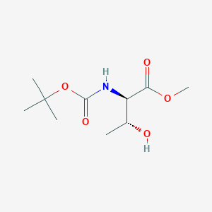 molecular formula C10H19NO5 B3274338 (2R,3R)-Methyl 2-((tert-butoxycarbonyl)amino)-3-hydroxybutanoate CAS No. 60538-19-4