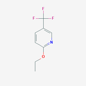 molecular formula C8H8F3NO B3274347 2-Ethoxy-5-trifluoromethylpyridine CAS No. 605681-37-6