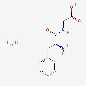 molecular formula C11H16N2O4 B3274409 Phe-Gly hydrate CAS No. 60662-61-5