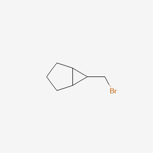 molecular formula C7H11B B3274460 Bicyclo[3.1.0]hexane, 6-(bromomethyl)-(9CI) CAS No. 60775-79-3