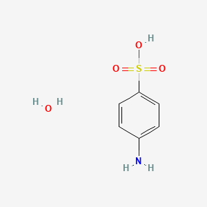 molecular formula C6H9NO4S B3274547 Sulfanilic acid monohydrate CAS No. 6101-32-2