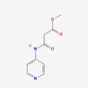 molecular formula C9H10N2O3 B3274553 Methyl 3-oxo-3-(pyridin-4-ylamino)propanoate CAS No. 610281-60-2