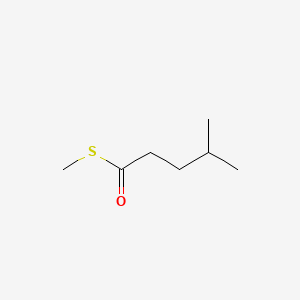 molecular formula C7H14OS B3274610 S-Methyl 4-methylpentanethioate CAS No. 61122-71-2