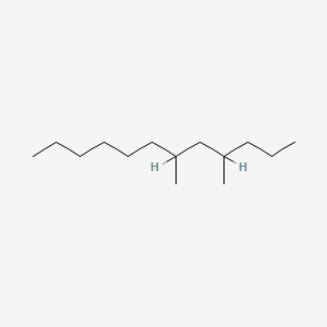molecular formula C14H30 B3274633 4,6-Dimethyldodecane CAS No. 61141-72-8