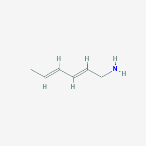 molecular formula C6H11N B3274665 (2E,4E)-hexa-2,4-dien-1-amine CAS No. 61210-85-3