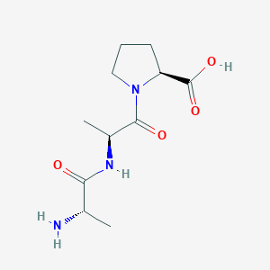 molecular formula C11H19N3O4 B3274782 Ala-Ala-Pro CAS No. 61430-04-4