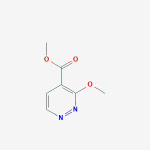 molecular formula C7H8N2O3 B3274800 Methyl 3-methoxypyridazine-4-carboxylate CAS No. 614732-01-3