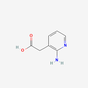 molecular formula C7H8N2O2 B3274831 2-(2-氨基吡啶-3-基)乙酸 CAS No. 61494-61-9