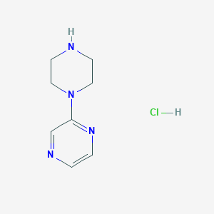 molecular formula C8H13ClN4 B3274879 2-(Piperazin-1-yl)pyrazine hydrochloride CAS No. 61655-78-5