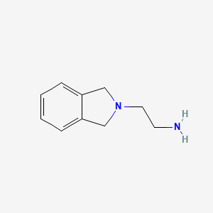 molecular formula C10H14N2 B3274903 2-(2,3-dihydro-1H-isoindol-2-yl)ethan-1-amine CAS No. 61695-06-5