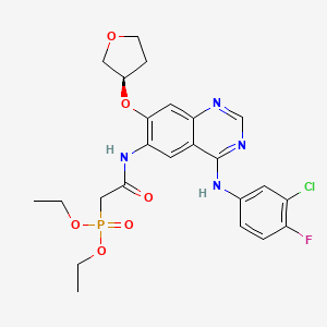 (R)-diethyl 2-(4-(3-chloro-4-fluorophenylaMino)-7-(tetrahydrofuran-3-yloxy)quinazolin-6-ylaMino)-2-oxo