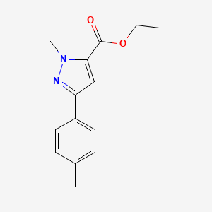 Ethyl 1-methyl-3-P-tolyl-1H-pyrazole-5-carboxylate