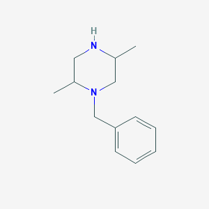 molecular formula C13H20N2 B3274975 1-Benzyl-2,5-dimethylpiperazine CAS No. 618104-71-5