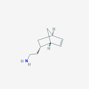 molecular formula C9H15N B3275006 2-[(1S,2S,4S)-双环[2.2.1]庚-5-烯-2-基]乙胺 CAS No. 61863-41-0