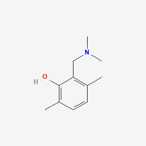 molecular formula C11H17NO B3275021 2-[(Dimethylamino)methyl]-3,6-dimethylphenol CAS No. 61886-38-2