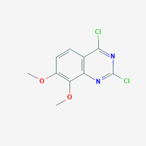 molecular formula C10H8Cl2N2O2 B3275056 2,4-Dichloro-7,8-dimethoxyquinazoline CAS No. 61948-62-7