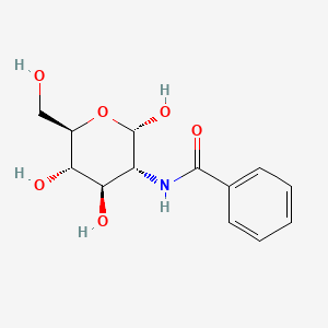 molecular formula C13H17NO6 B3275059 N-[(2S,3R,4R,5S,6R)-2,4,5-trihydroxy-6-(hydroxymethyl)oxan-3-yl]benzamide CAS No. 61949-16-4