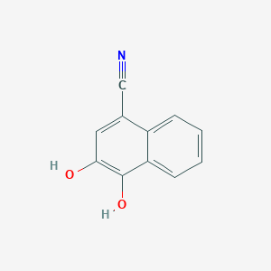 3,4-Dihydroxynaphthalene-1-carbonitrile