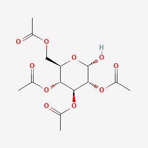 molecular formula C14H20O10 B3275150 2,3,4,6-四-O-乙酰基-α-D-吡喃葡萄糖 CAS No. 6207-76-7