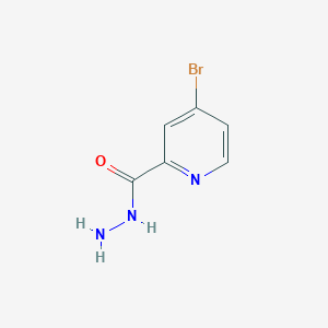 molecular formula C6H6BrN3O B3275227 4-溴吡啶甲酰肼 CAS No. 62150-48-5