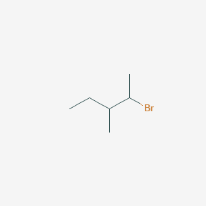 molecular formula C6H13B B3275241 2-溴-3-甲基戊烷 CAS No. 62168-41-6