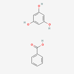 molecular formula C13H12O5 B3275253 1,3,5-Benzenetriol, monobenzoate CAS No. 62191-56-4