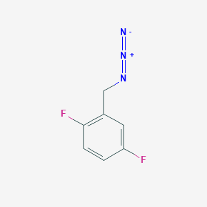molecular formula C7H5F2N3 B3275286 2,5-Difluorobenzyl azide CAS No. 622372-74-1