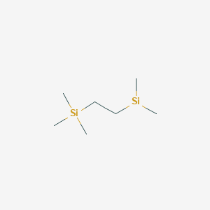 molecular formula C7H19Si2 B3275318 Silane, [2-(dimethylsilyl)ethyl]trimethyl- CAS No. 6231-75-0