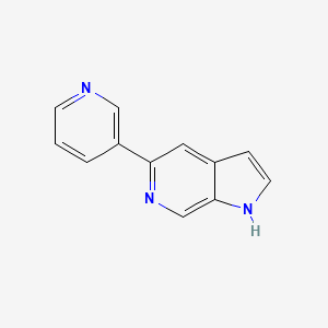 molecular formula C12H9N3 B3275324 5-(Pyridin-3-yl)-1H-pyrrolo[2,3-c]pyridine CAS No. 623175-26-8