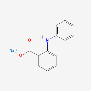 molecular formula C13H10NNaO2 B3275327 Sodium phenylanthranilate CAS No. 6232-32-2