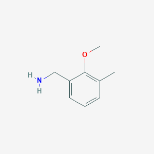 molecular formula C9H13NO B3275355 (2-Methoxy-3-methylphenyl)methanamine CAS No. 623570-52-5