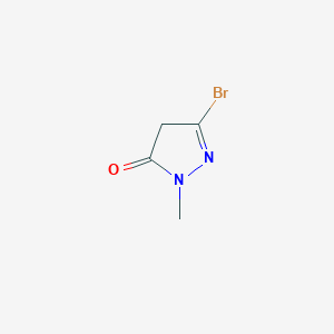 molecular formula C4H5BrN2O B3275362 5-bromo-2,4-dihydro-2-methyl-3H-Pyrazol-3-one CAS No. 623577-53-7