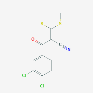 2-(3,4-Dichlorobenzoyl)-3,3-bis(methylthio)acrylonitrile