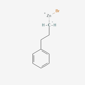 molecular formula C9H11BrZn B3275511 3-Phenyl-1-propylzinc bromide CAS No. 626207-42-9