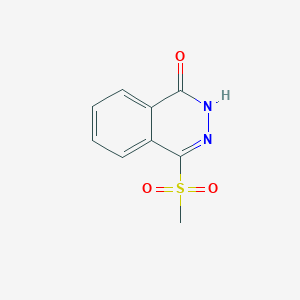 1(2H)-Phthalazinone, 4-(methylsulfonyl)-