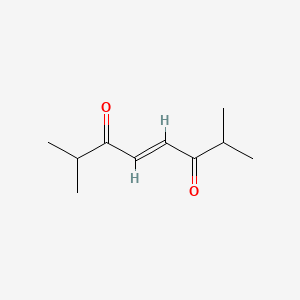 molecular formula C10H16O2 B3275606 2,7-二甲基-4-辛烯-3,6-二酮 CAS No. 62738-21-0