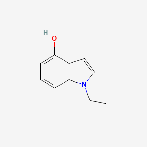 molecular formula C10H11NO B3275612 1H-Indol-4-ol, 1-ethyl- CAS No. 627500-98-5