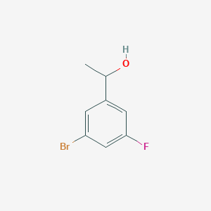 molecular formula C8H8BrFO B3275629 1-(3-Bromo-5-fluorophenyl)ethanol CAS No. 627527-04-2