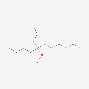 molecular formula C15H32O B3275650 Undecane, 5-methoxy-5-propyl- CAS No. 62813-67-6