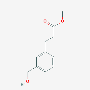 Benzenepropanoic acid, 3-(hydroxymethyl)-, methyl ester