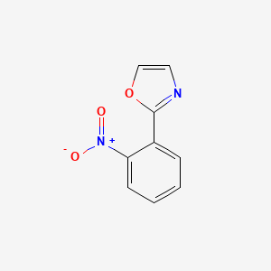 molecular formula C9H6N2O3 B3275727 2-(2-Nitrophenyl)-1,3-oxazole CAS No. 62882-07-9